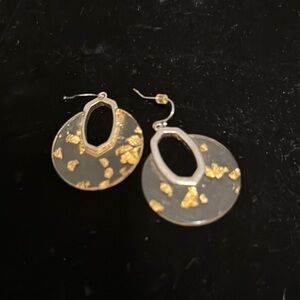 Elegant Gold and Silver Earrings